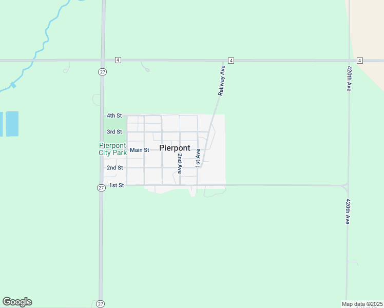 map of restaurants, bars, coffee shops, grocery stores, and more near 105 Main Street in Pierpont