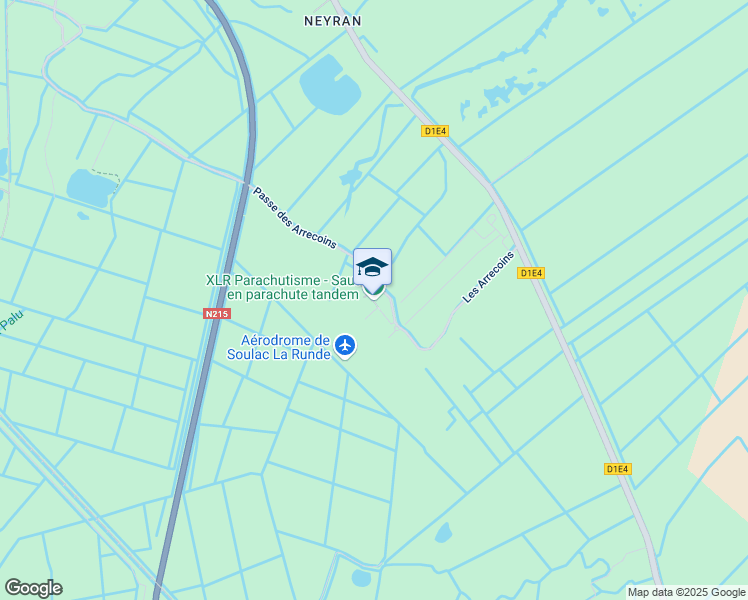map of restaurants, bars, coffee shops, grocery stores, and more near 1 Les Arrecoins in Soulac-sur-Mer