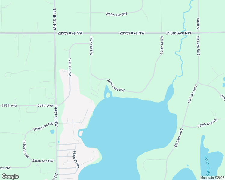 map of restaurants, bars, coffee shops, grocery stores, and more near 14039 290th Avenue Northwest in Zimmerman