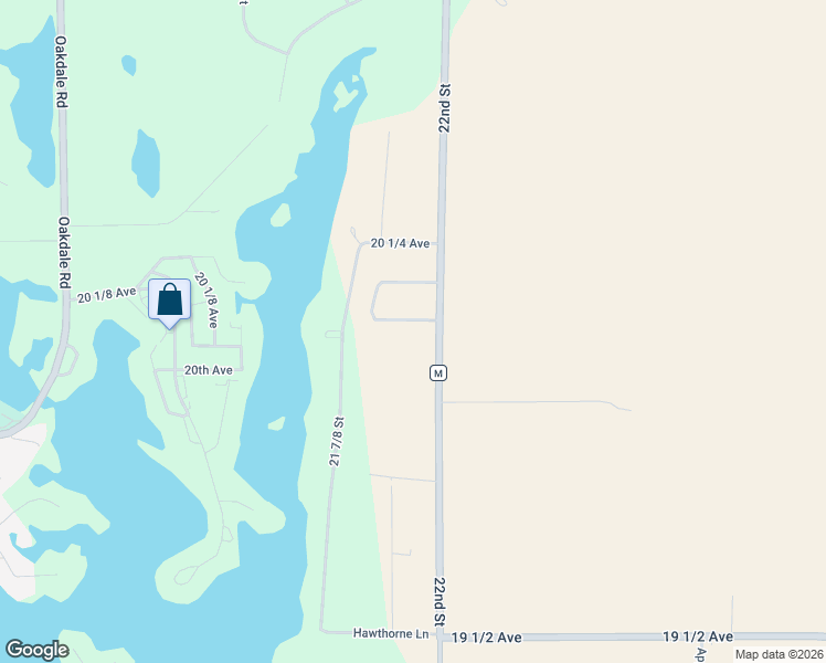 map of restaurants, bars, coffee shops, grocery stores, and more near 2193 20 1/16 Avenue in Rice Lake