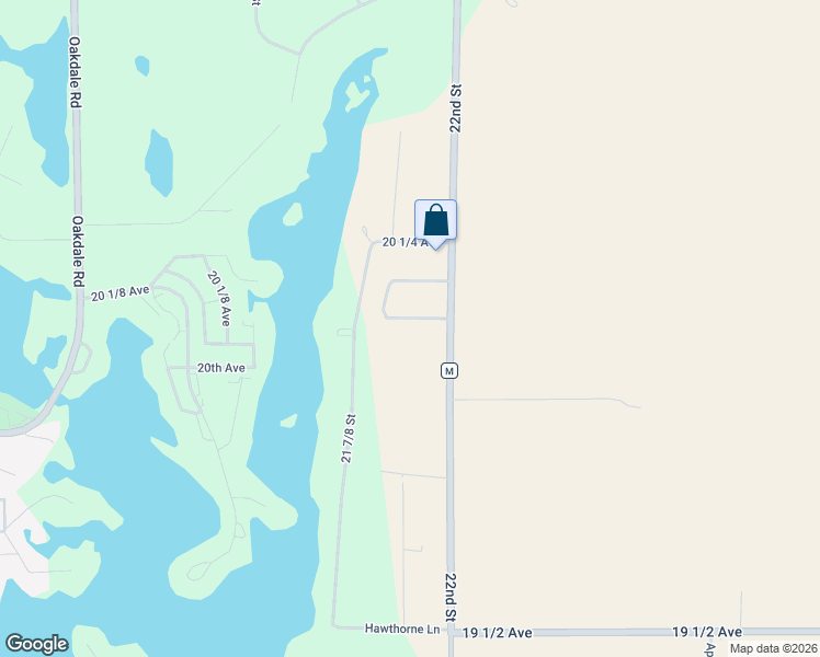 map of restaurants, bars, coffee shops, grocery stores, and more near 2193 20 1/16 Avenue in Rice Lake