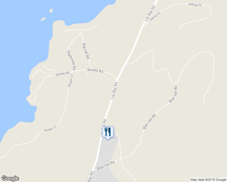 map of restaurants, bars, coffee shops, grocery stores, and more near 388 Lily Bay Road in Greenville