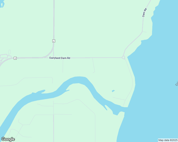 map of restaurants, bars, coffee shops, grocery stores, and more near W7365 Dairyland Dam Road in Ladysmith