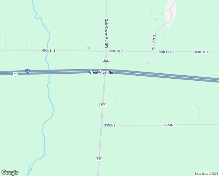 map of restaurants, bars, coffee shops, grocery stores, and more near 25722 County Road 136 in St. Cloud
