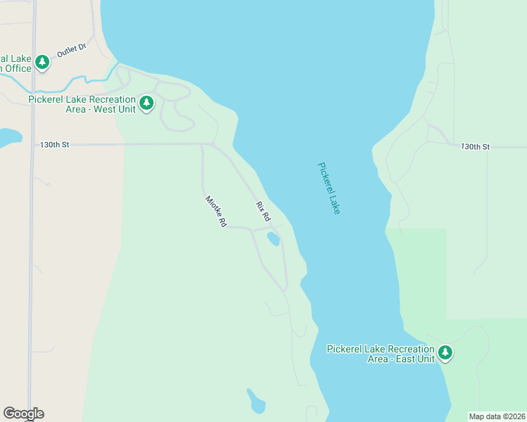 map of restaurants, bars, coffee shops, grocery stores, and more near Rix Road in Grenville