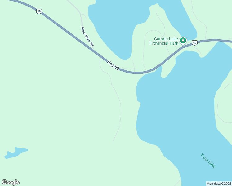 map of restaurants, bars, coffee shops, grocery stores, and more near 685 Mitchell Road in Barry's Bay