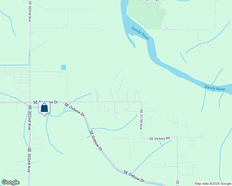 map of restaurants, bars, coffee shops, grocery stores, and more near 31321 Southeast Division Drive in Troutdale