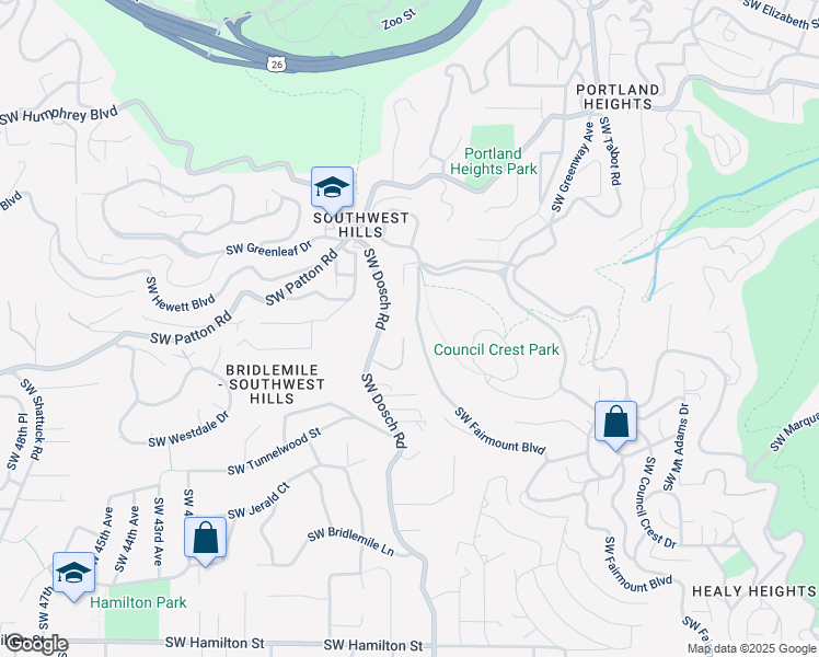 map of restaurants, bars, coffee shops, grocery stores, and more near in Portland