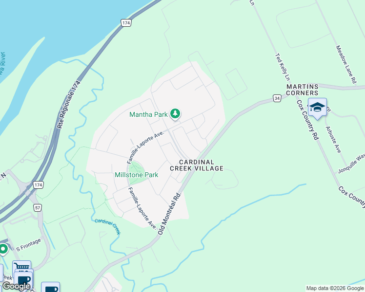 map of restaurants, bars, coffee shops, grocery stores, and more near 865 Tewin Circle in Ottawa
