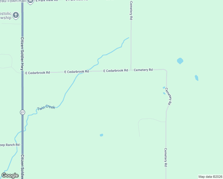 map of restaurants, bars, coffee shops, grocery stores, and more near W8205 East Cedarbrook Road in Ladysmith
