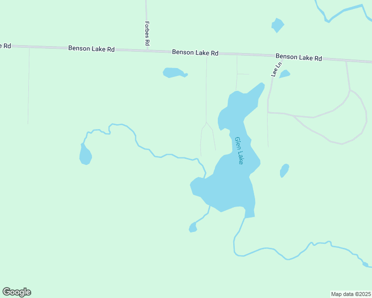 map of restaurants, bars, coffee shops, grocery stores, and more near 14950 Glen Lake Road in Amberg