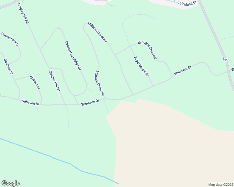 map of restaurants, bars, coffee shops, grocery stores, and more near 2303 Wilhaven Drive in Ottawa
