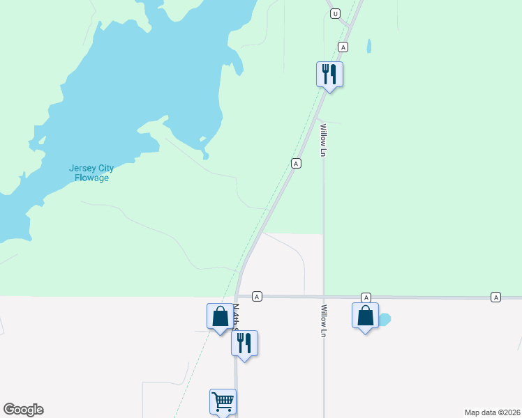 map of restaurants, bars, coffee shops, grocery stores, and more near Duck Point Road in Tomahawk