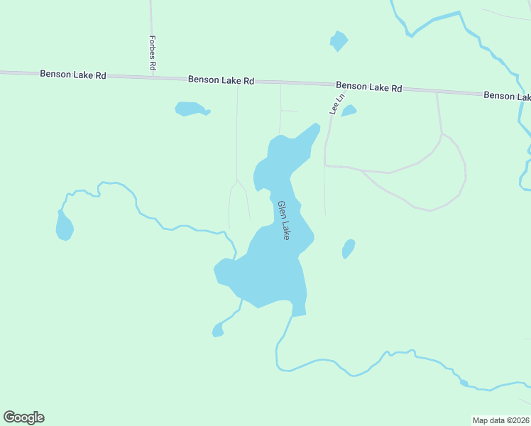 map of restaurants, bars, coffee shops, grocery stores, and more near 14956 Glen Lake Road in Amberg