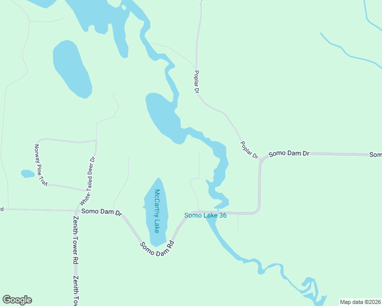 map of restaurants, bars, coffee shops, grocery stores, and more near N10595 Somo Ridge Road in Tomahawk
