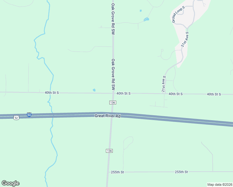 map of restaurants, bars, coffee shops, grocery stores, and more near 3937 Oak Grove Road Southwest in St. Cloud