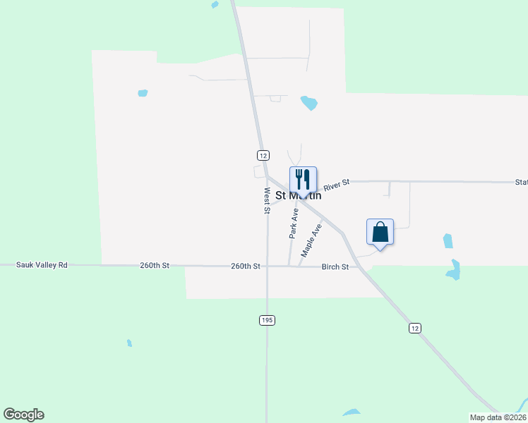 map of restaurants, bars, coffee shops, grocery stores, and more near 184 West Street in Saint Martin