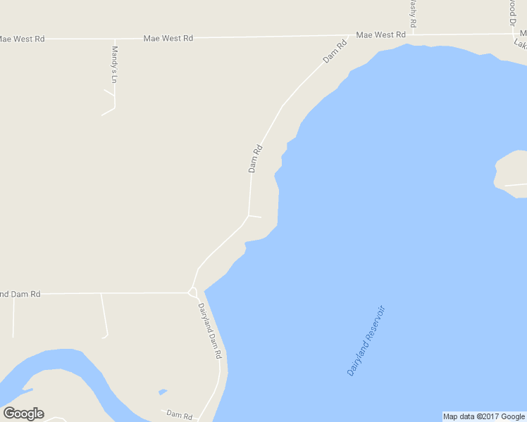 map of restaurants, bars, coffee shops, grocery stores, and more near N5894 Dam Road in Ladysmith