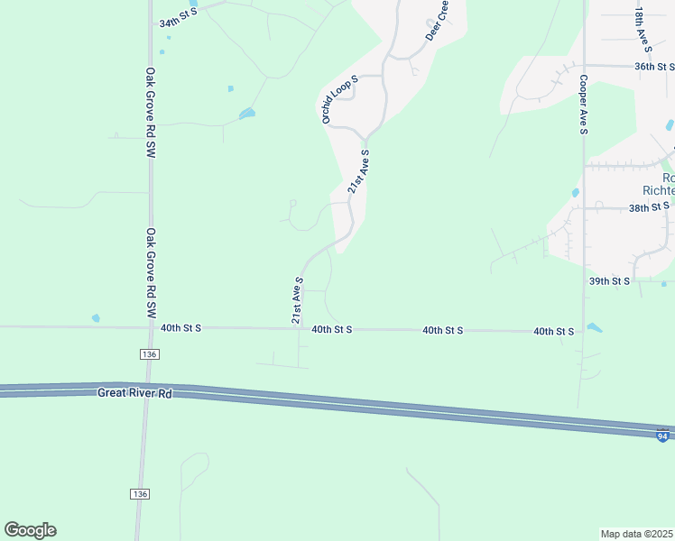 map of restaurants, bars, coffee shops, grocery stores, and more near 3808 21st Avenue South in St. Cloud