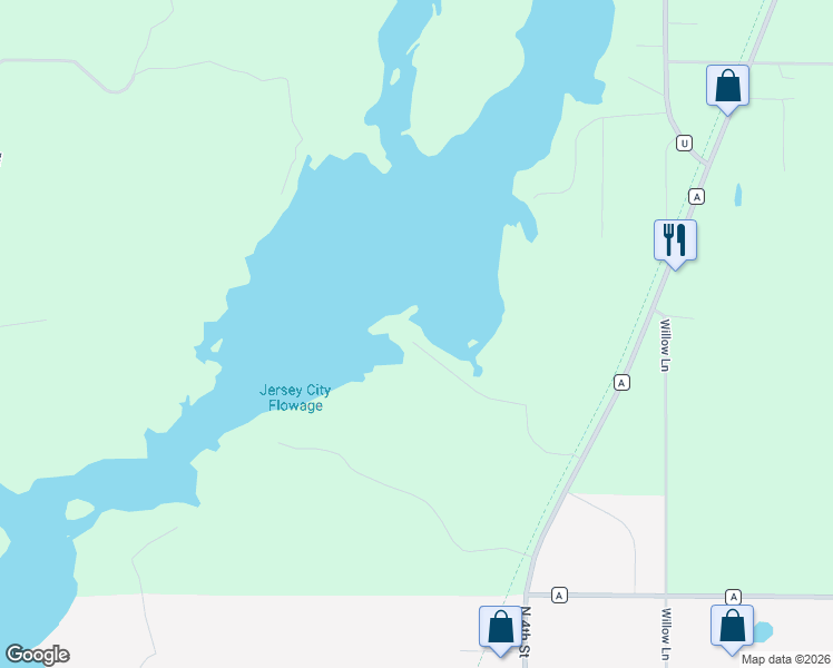 map of restaurants, bars, coffee shops, grocery stores, and more near Duck Point Road in Tomahawk