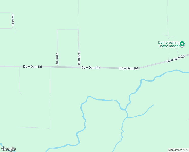 map of restaurants, bars, coffee shops, grocery stores, and more near 8755 Dow Dam Road in Amberg