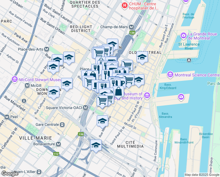 270 Rue Saint Antoine Ouest, Montréal QC Walk Score