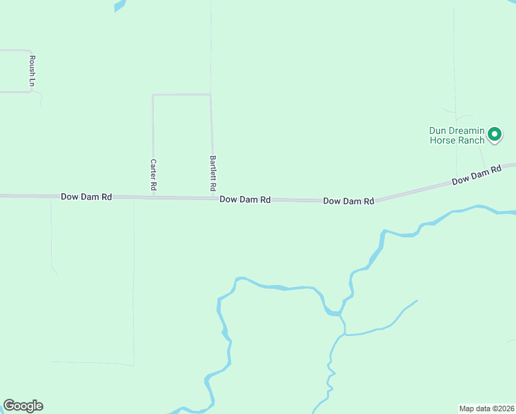 map of restaurants, bars, coffee shops, grocery stores, and more near 8755 Dow Dam Road in Amberg