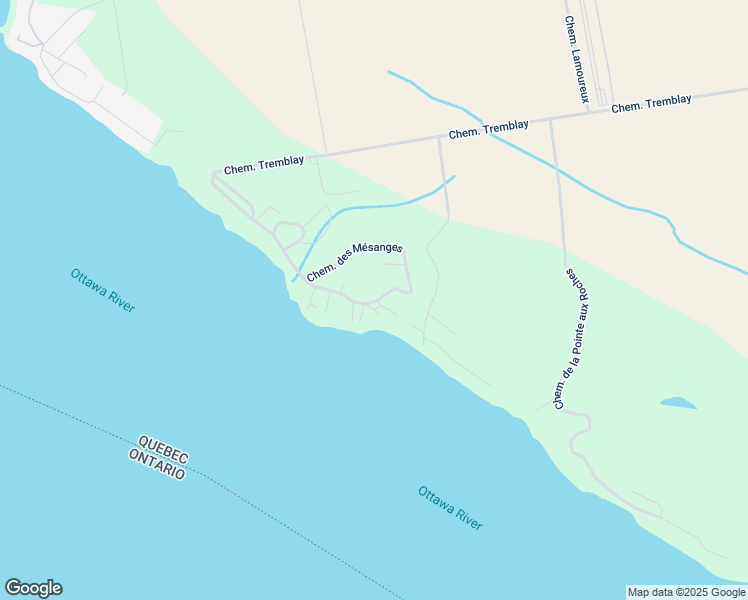map of restaurants, bars, coffee shops, grocery stores, and more near 40 Avenue des Tourterelles in Luskville