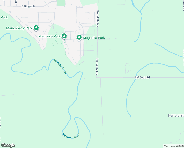 map of restaurants, bars, coffee shops, grocery stores, and more near 869 Southwest 345th Avenue in Hillsboro