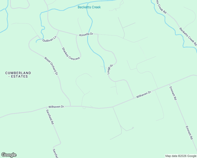 map of restaurants, bars, coffee shops, grocery stores, and more near 1670 Linkland Court in Ottawa
