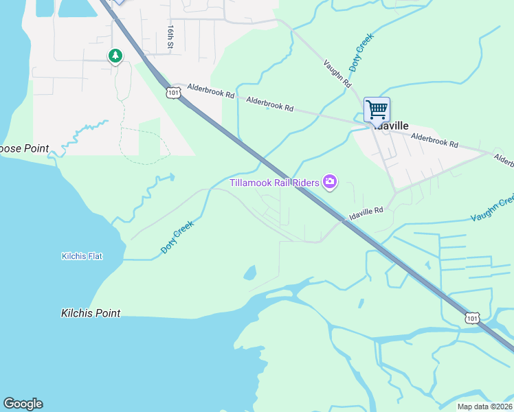 map of restaurants, bars, coffee shops, grocery stores, and more near 4000 Idaville Rd in Tillamook
