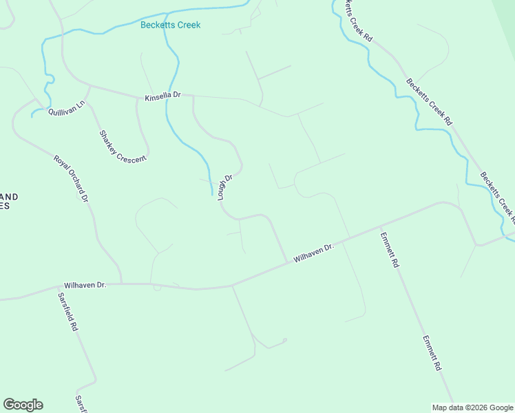 map of restaurants, bars, coffee shops, grocery stores, and more near 1545 Lough Drive in Ottawa