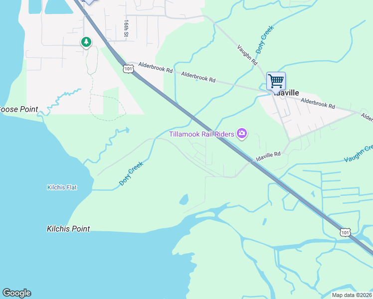map of restaurants, bars, coffee shops, grocery stores, and more near 4000 Idaville Road in Tillamook