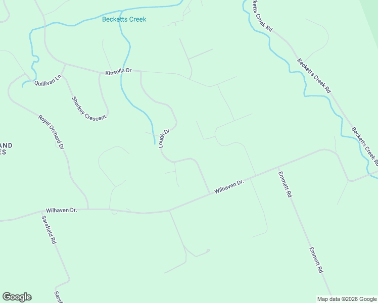 map of restaurants, bars, coffee shops, grocery stores, and more near 1545 Lough Drive in Ottawa
