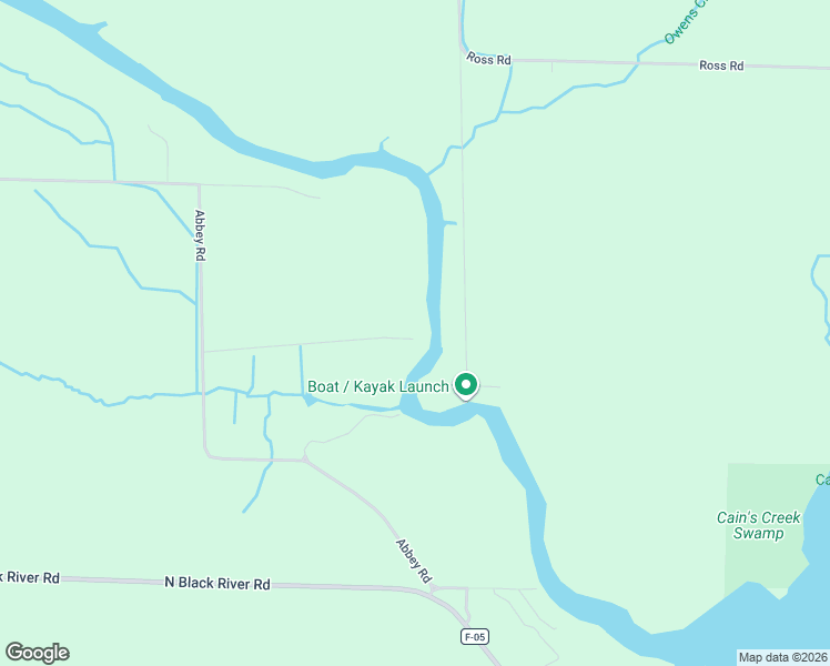 map of restaurants, bars, coffee shops, grocery stores, and more near 3456 Abbey Road in Cheboygan