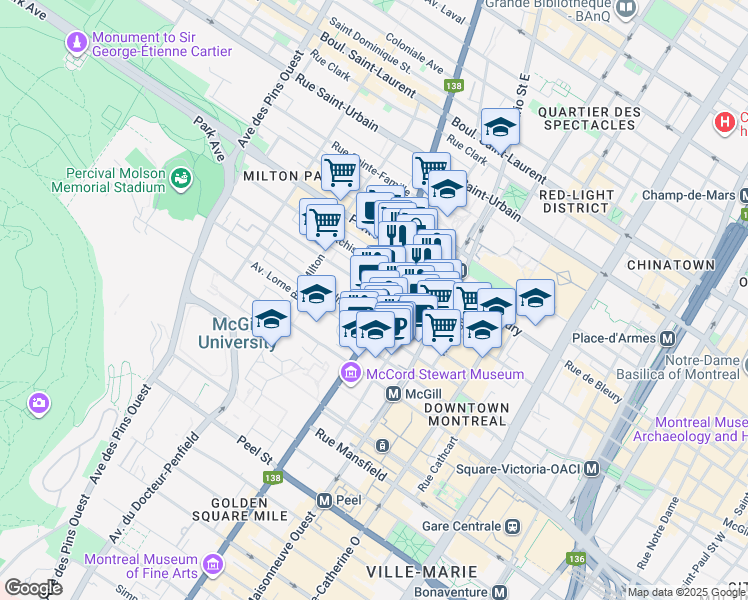 455 Rue Sherbrooke Ouest, Montréal QC Walk Score