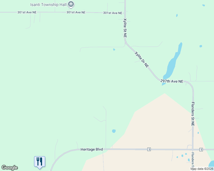 map of restaurants, bars, coffee shops, grocery stores, and more near in Isanti