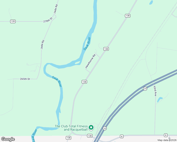 map of restaurants, bars, coffee shops, grocery stores, and more near 9892 County Road 138 in St. Cloud