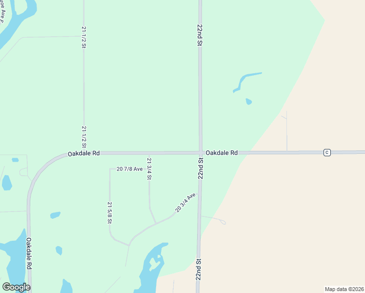 map of restaurants, bars, coffee shops, grocery stores, and more near 2190 21st Avenue in Rice Lake