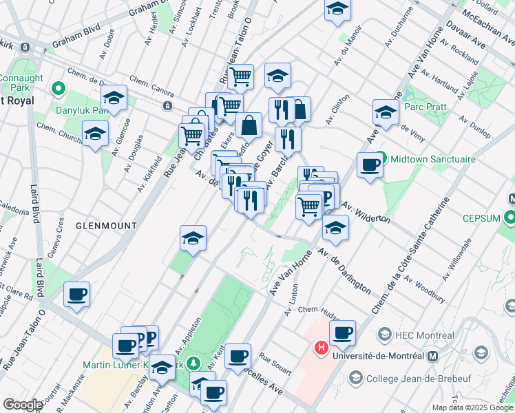 2850 Avenue Barclay, Montréal QC Walk Score