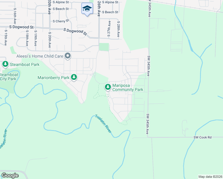 map of restaurants, bars, coffee shops, grocery stores, and more near 1272 South Quartz Dr in Cornelius