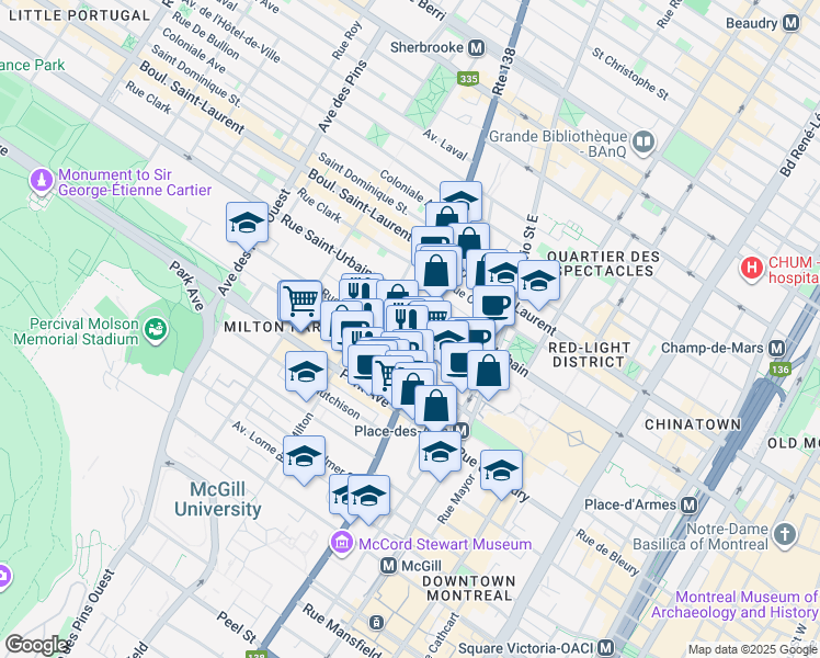 155 Place Sainte Famille, Montréal QC Walk Score