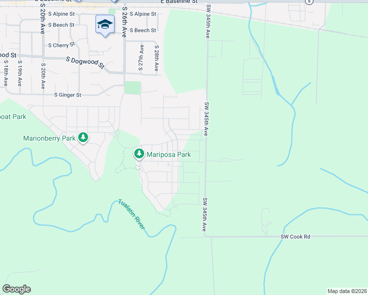 map of restaurants, bars, coffee shops, grocery stores, and more near 3012 South Linden Street in Cornelius
