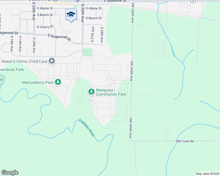 map of restaurants, bars, coffee shops, grocery stores, and more near 1020 South Webb Road in Cornelius