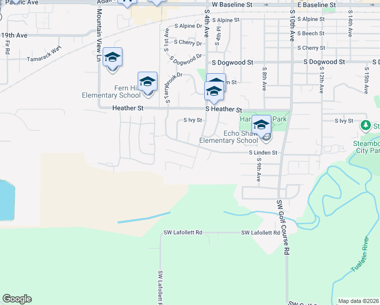 map of restaurants, bars, coffee shops, grocery stores, and more near 403 South Linden Street in Cornelius