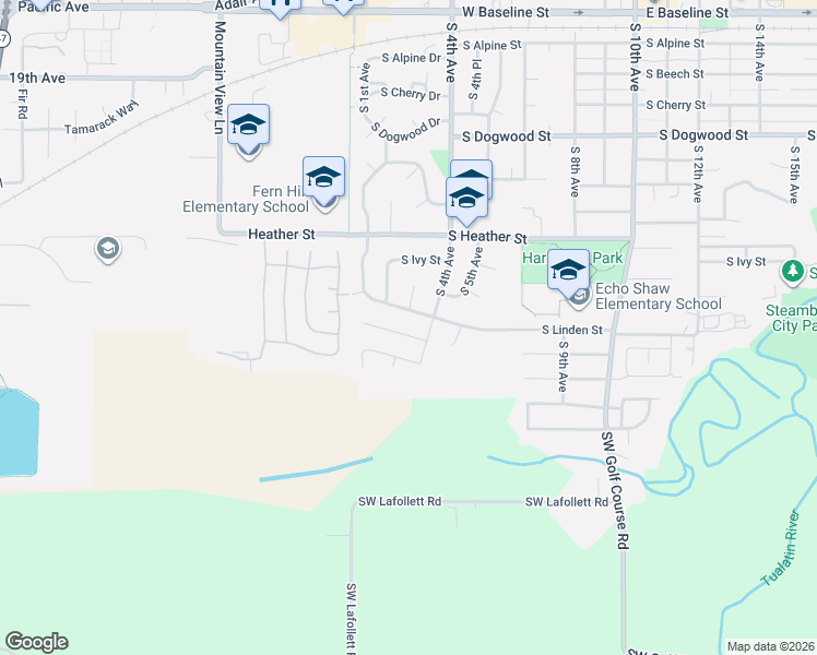 map of restaurants, bars, coffee shops, grocery stores, and more near 312 South Magnolia Street in Cornelius