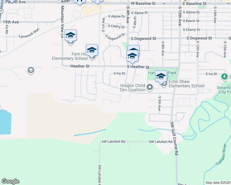 map of restaurants, bars, coffee shops, grocery stores, and more near 312 South Magnolia Street in Cornelius