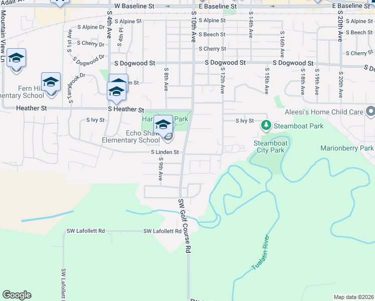 map of restaurants, bars, coffee shops, grocery stores, and more near 1002 South Flax Plant Road in Cornelius