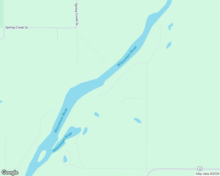 map of restaurants, bars, coffee shops, grocery stores, and more near W3822 West River Road in Tomahawk