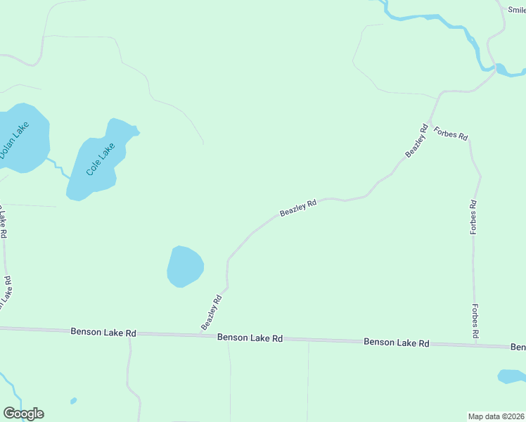 map of restaurants, bars, coffee shops, grocery stores, and more near N15211 Beazley Road in Amberg